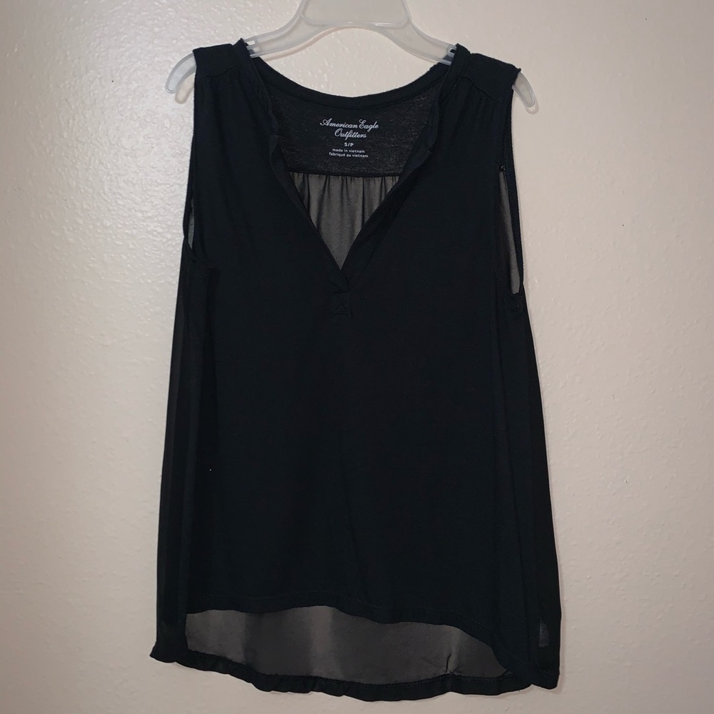 ✨🖤 AEO Tank Top With Mesh Back